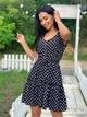 Жіноча літня міні сукня в горох Uaclothes 42-44 Чорний (like32400-126051349) - зображення 3