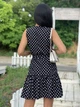 Жіноча літня міні сукня в горох Uaclothes 42-44 Чорний (like32400-126051349) - зображення 4
