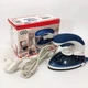 Отпариватель Mini Steam Iron HT-558B, Утюг электрический паровой, Паровой утюг для одежды. Цвет: синий - изображение 6