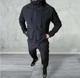 Чоловічий спортивний костюм із плащівки Stone Island XL Чорний (VC-76) - зображення 2