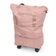 Дорожная сумка-трансформер, 55х22х80 cm, 56-75 л., колесики, Pink, 1,1кг - изображение 2