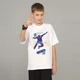 Футболка для подростков оверсайз FTTM-25-7Gbi Teens Белый на рост 146 (14449) - изображение 1