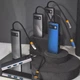 USB-Хаб Baseus Metal Gleam Series 7 в 1 2xUSB3.0 4KHD Type-C Type-C PD TF SD Grey - зображення 3
