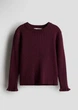 Кофта H&M 116 см бургунді артикул Л896 - изображение 5