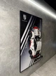 Арт Держатель Рамка на Стену 80x50 см. для Фирменного Конструктора Technic (42096) Porsche 911 RSR / Порше / Type-E - изображение 7