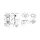 Комплект 4 в 1: Инсталляция Grohe Rapid SL 3 в 1 38772001 + Унитаз безободковый Kroner Oker WHI533536 RIMLESS - изображение 2