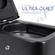 Унітаз підвісний Qtap Gemini безободковий з сидінням Soft-close QT2533076EUQMB - зображення 5