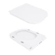 Унитаз-компакт Qtap Presto Quadro безободковый с сиденьем Soft-close QT24221215AW - изображение 8