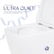 Унитаз подвесной Qtap Crow безободковый с сиденьем Soft-close QT05335170W - изображение 5