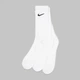 Набор мужских носков высоких хлопковых Nike U Nk V Cush Crew Value SX4508-101 42-46 3 пары Белый (685068095436) - изображение 6