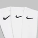 Набор мужских носков высоких хлопковых Nike U Nk V Cush Crew Value SX4508-101 42-46 3 пары Белый (685068095436) - изображение 7