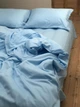 Простирадло Cozy 90x200x20 см на резинці Небесно-блакитне - изображение 8