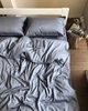 Простирадло Cozy 140x200x20 см на резинці Темно-сіре - зображення 1