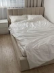 Наволочка Cozy з вишитими каштанами в тон 40x60 см Молочна - зображення 3