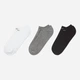 Набор мужских носков коротких хлопковых Nike Everyday Cush Ns132 SX7673-964 46-50 3 пары Белый/Серый/Черный (194955549353) - изображение 6