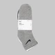 Набор мужских носков коротких хлопковых Nike U Nk Everyday Cush Ankle SX7667-964 38-42 3 пары Черный/Белый/Серый (194955549216) - изображение 9