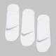 Набір чоловічих шкарпеток коротких Nike U Nk Everyday Plus Ltwt Footie SX5277-101 38-42 3 пари Білий (194958595432) - зображення 3