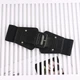 Широкий пояс ремінь ремінець поясок Honey Fashion Accessories One Size чорний (16-35) - изображение 1