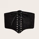 Широкий пояс-корсет ремінь поясок Honey Fashion Accessories One Size чорний (16-40) - зображення 2