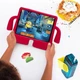 Противоударный детский чехол STR EVA для iPad Air 4 (10.9 дюймов), человечек с ручками Red - изображение 9