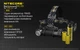 3в1 - Надпотужний налобний, ручний + кемпінговий ліхтар Nitecore HC33 (Cree XHP35 HD, 1800 люмен, 8 режимів, 1x18650, дифузор, магніт) - изображение 10