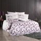 Комплект постільної білизни Hobby Poplin Florina бордо 200x220см євро (62232_2,0) - зображення 1