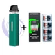Pod система электронная сигарета Vaporesso XROS Mini Kit Forest Green + 4 дополнительный картриджи под подик электронка перезаправляемая многоразовая вапорессо иксрос мини вейп стартовый набор для вейпинга с картриджами испарителями 2 мл corex - изображение 1