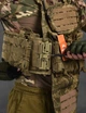 Тактическая плитоноска с напашником пиксель Attack 4 точки быстрого сброса с подсумками - изображение 2