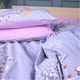 Комплект постільної білизни MirSon Полуторний 143х210 см Бязь 17-0760 Violet blossoms (2200010936629) - зображення 4