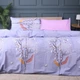 Комплект постельного белья Mirson Семейный 2 x 143x210 см 17-0760 Violet blossoms Ranforce Elite (2200010936933) - изображение 1