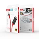 Кабель HDMI XO GB006 Lightning-HDMI 2K 1.8m Black-Red (40009) - зображення 7