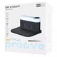 Ночник с аккумулятором Proove Day & Night 3W 2900K-13000K 1200mAh USB 5V с беспроводной зарядкой 15W для телефона и смарт-часов, с будильником Black - изображение 5