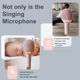 Караоке-мікрофон PlaySound Pink бездротовий з ефектом зміни голосу та RGB-підсвічуванням (Bluetooth/USB/TF), рожевий - зображення 7