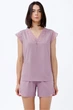 Пижама: футболка и шортики Roksana 50(2XL) Розовый (112323) - изображение 1