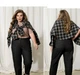 Джинси жіночі фасону slouchy ELFBERG 52342 52-54 Чорні - изображение 4