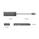 Концентратор USB Type-C Orico PAPW Series PAPW2AC-C3-015-BK-EP Black (CA914210) ( Чорний ) 37988 - зображення 2
