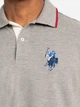Поло довге чоловіче US Polo Assn 11D258-Ee00A(Campus heather gray) XL Сіре (786660983265) - зображення 4