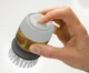 Щітка для посуду із дозатором рідкого мила Joseph Joseph Palm Scrub - Grey 85005 - зображення 3