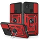 Протиударний броньований чохол із захистом камери для Xiaomi Redmi 9c Armor Case Keysion red - изображение 1