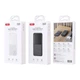 Універсальна Мобільна Батарея Power Bank XO PR252 Lighted Mobile Power 20000 mAh Колір Білий - зображення 3