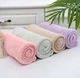 Двустороннее банное полотенце - капюшон на пуговице для головы "Plush Towel" мягкая шапочка тюрбан / чалма для сушки волос без повреждений, 48 см, фиолетовый (104058288) - изображение 7