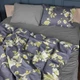 Комплект постельного белья Mirson Полуторный 143х210 см 22-1387 Gray Flowers Сатин (2200010473247) - изображение 1