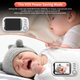 Видеоняня Baby Monitor ABM600-USB Type-c с монитором 3.5'' двусторонней связью и ночным видением - изображение 5