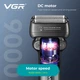 Электробритва мужская шейвер VGR V-368 Black с LED дисплеем аккумулятор 1400 мАч скорость 9000 об/мин (9110) - изображение 3