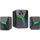 Колонки 2.1 MEETION SP2111 Bluetooth 5.0 RGB сабвуфер Черная - изображение 2
