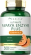 Добавка премиум-класса с ферментами папайи Carlyle Papaya Enzyme Chewable Tablets 300 таблеток - изображение 1