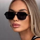 Солнцезащитные очки No Brand авиатор Celebrity с металлическим заушником черные - изображение 1