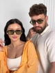 Солнцезащитные очки No Brand авиатор Celebrity с металлическим заушником зеленые (хаки) с черным - изображение 5
