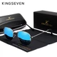Жіночі поляризаційні сонцезахисні окуляри KINGSEVEN N7548 Silver Blue - зображення 1