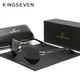 Мужские поляризационные солнцезащитные очки KINGSEVEN 7777 Gold Gray - изображение 1